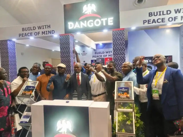 Dangote Cement Plc during Africa International Housing Show (AIHS)